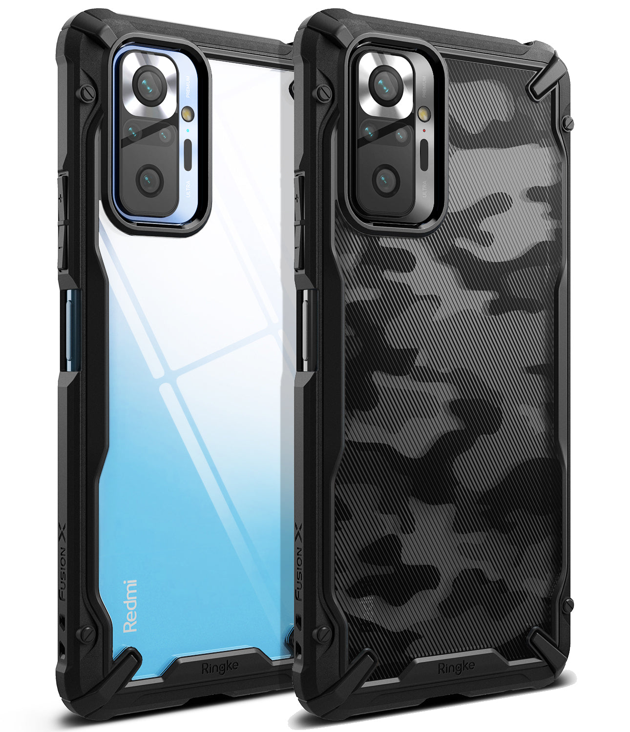 Ringke Fusion-X - Funda compatible con Xiaomi Redmi Note 10 Pro, Redmi Note  10 Pro Max, cubierta protectora de grado militar resistente para hombres y