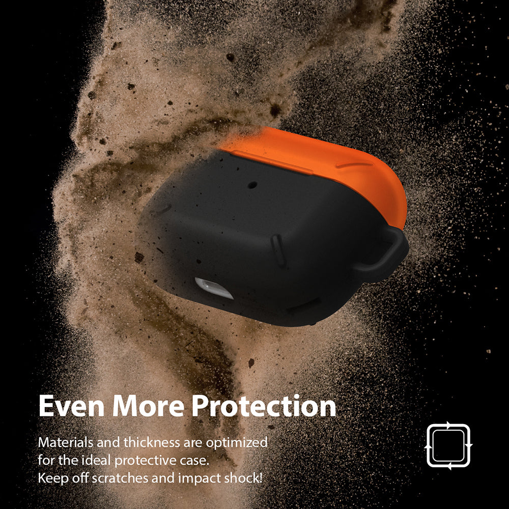 ringke layered case for apple airpods pro - protection provided with hard scratch resistant pc