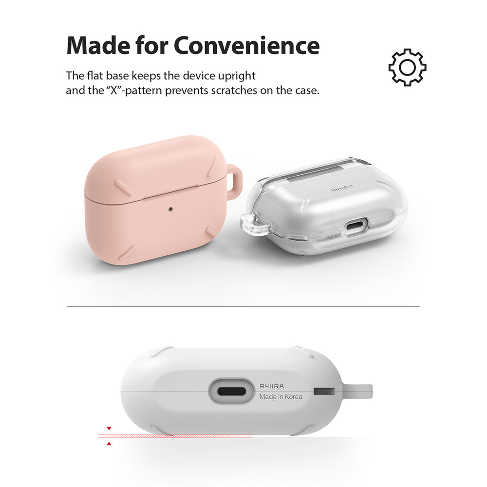 ringke layered case for apple airpods pro made with scratch resistant hard pc - made for convenience
