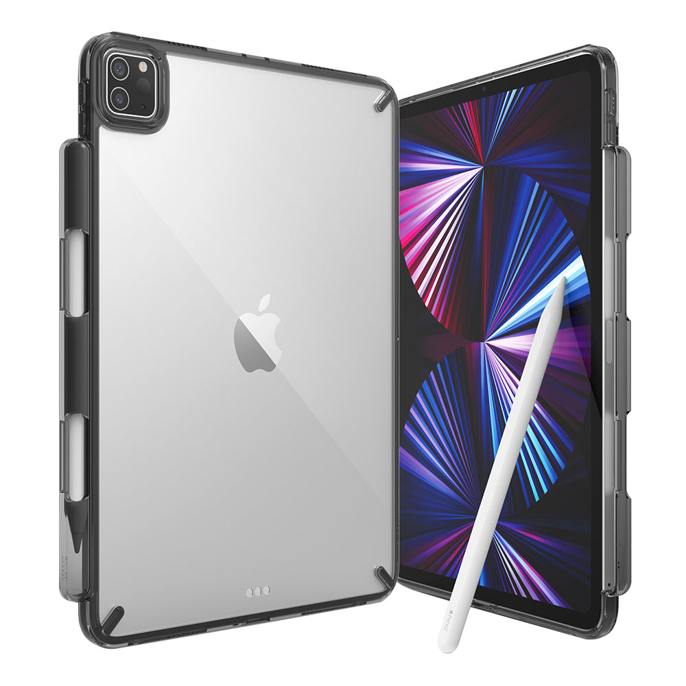 ringke fusion case for apple ipad pro 2021 3rd generation 11inch - smoke black