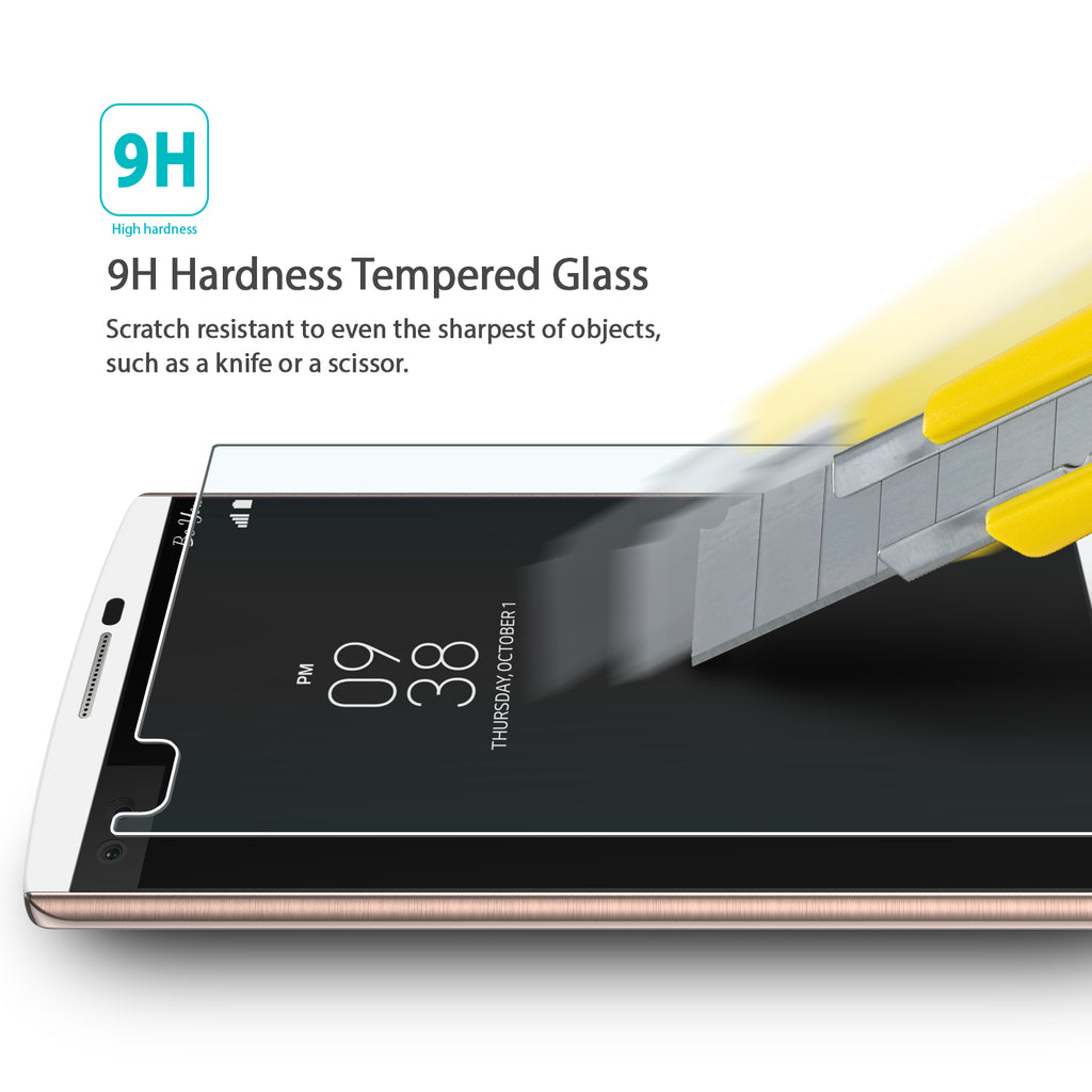 9h hardness tempered glass
