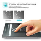 af coating with soft touch technology