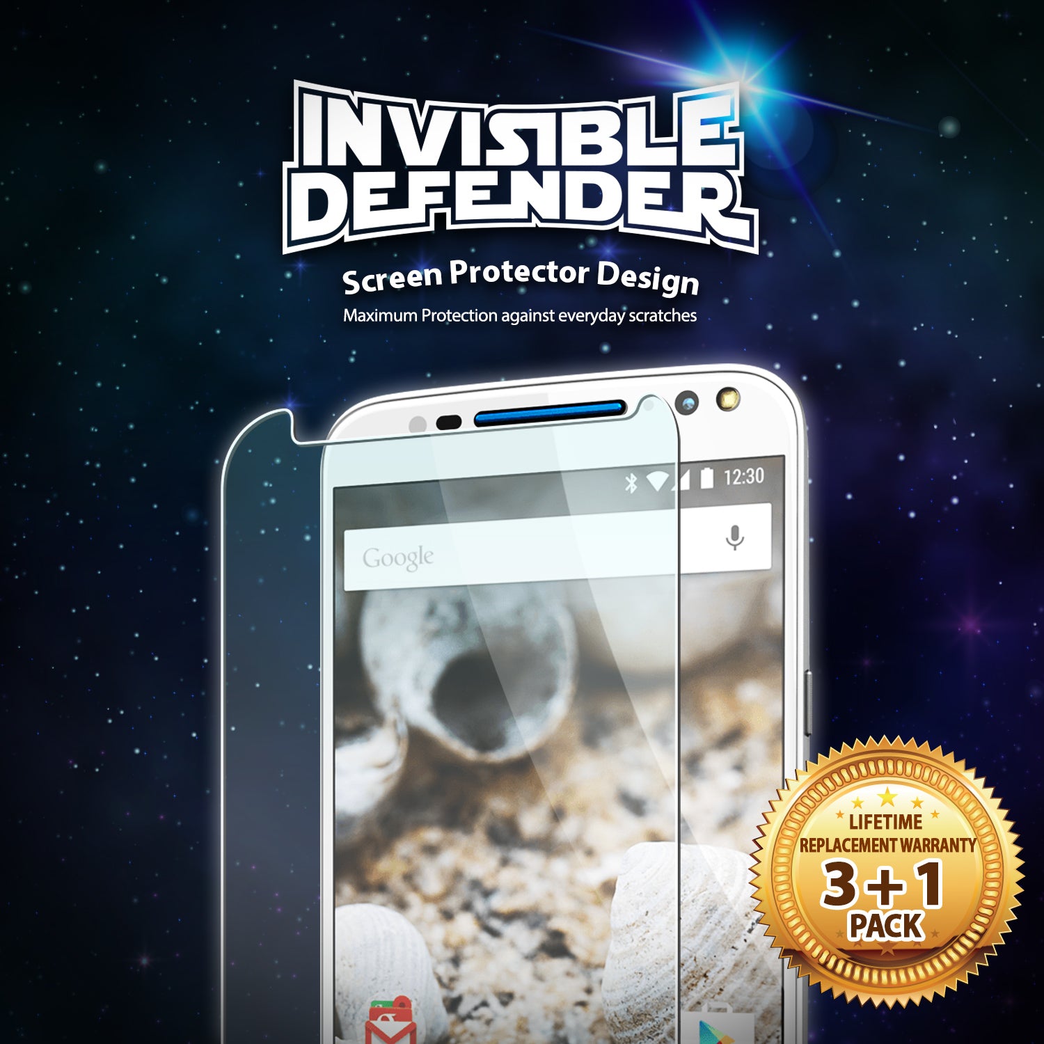 ringke invisible defender tempered glass screen protector for moto x 2015 pure style
