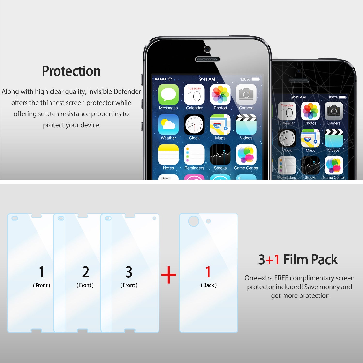 enhanced protection with 3+1 pack