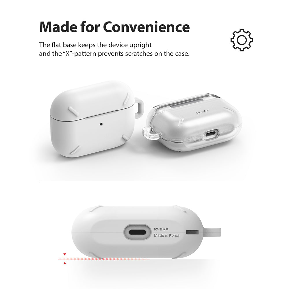 ringke layered case for apple airpods pro made with anti scratch hard pc - made for convenience